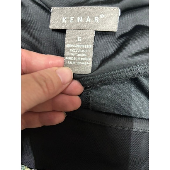 Kenar Floral Ruffle Tiered Skirt Size 6 Black Purple Sheer Layered y2k feminine - Picture 3 of 3